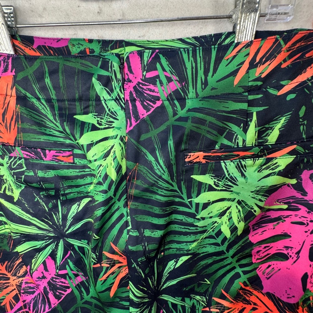 Lady Hagen Skort Womens 12 Tropical Floral Scalloped Hem Golf Tennis Preppy - Picture 7 of 11